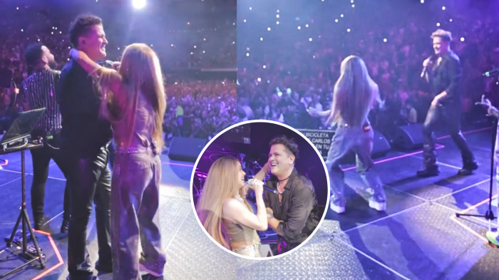 Shakira sorprendió a Carlos Vives para cantar 