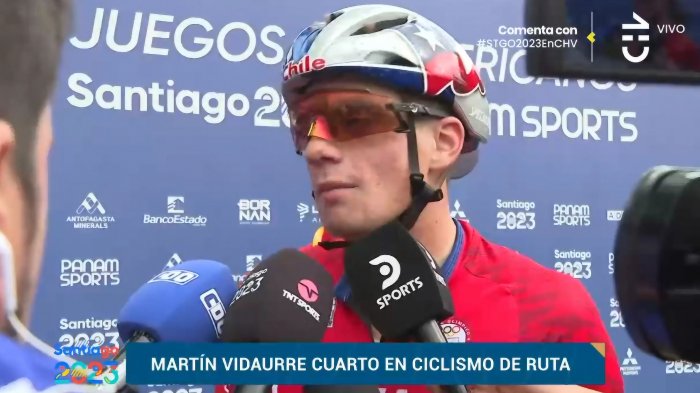 La molestia de Vidaurre tras salir 4to en ciclismo panamericano: 