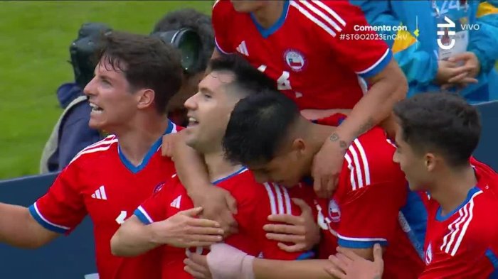 ¡Golazo! César Fuentes abrió el marcador para Chile que supera a República Dominicana