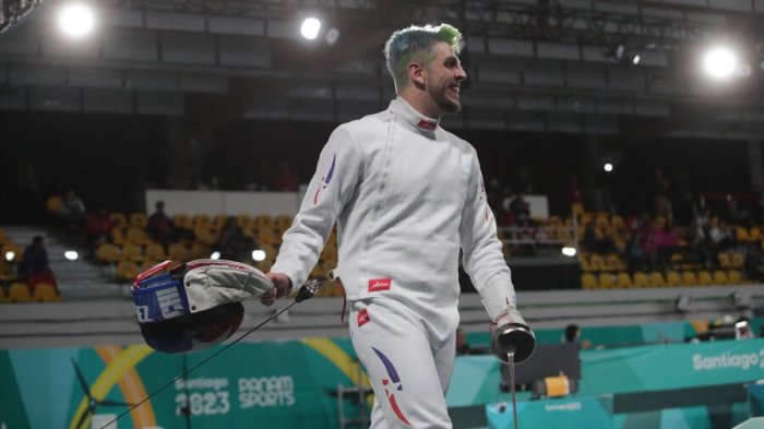 ¡Rumbo a la semifinal! Pablo Núñez logró la victoria en el esgrima tras vencer a Brasil