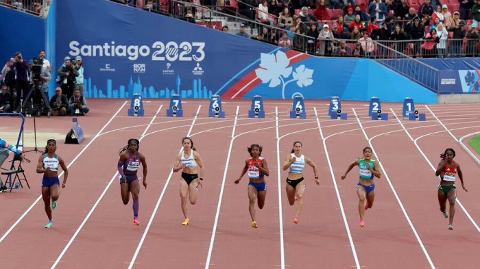 Chile no avanzó en los 100 metros planos femenino tras accidentada carrera en los Panamericanos