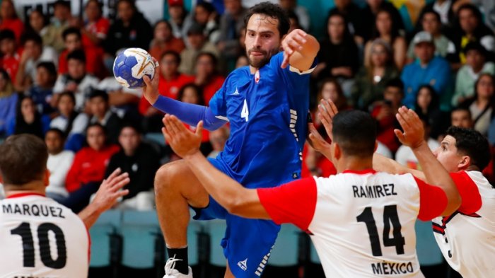 Chile se mete en semifinales tras vencer a México en balonmano masculino de Santiago 2023