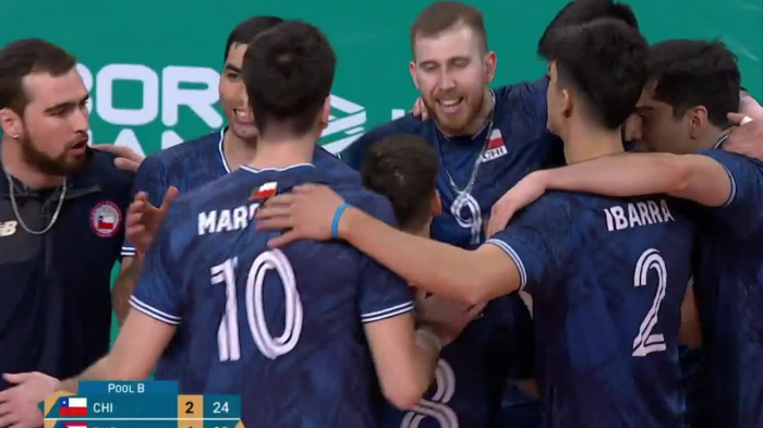 ¡Suman y siguen! Team Chile de vóleibol derrotó a Puerto Rico en Santiago 2023