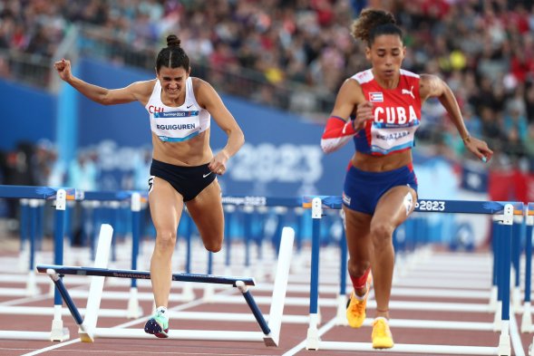 María Eguiguren no logró acceder a la final de los 100 metros vallas en los Panamericanos 2023