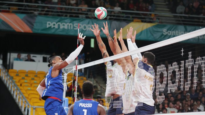 Brasil venció a Cuba en reñido tie break en vóleibol de los Panamericanos 2023