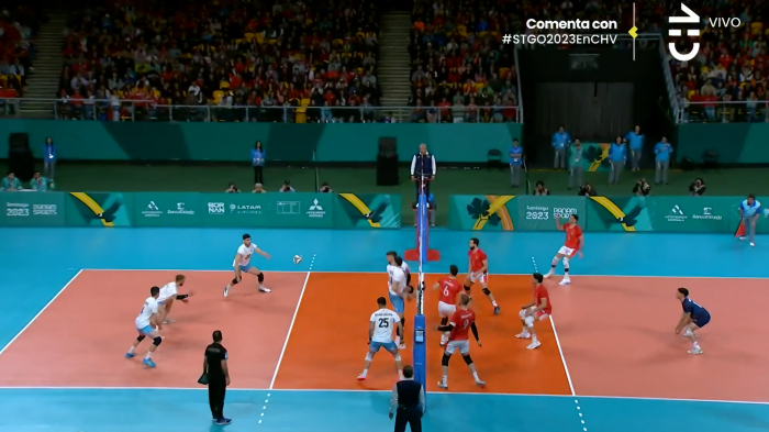 Chile cede ante Argentina en vóleibol masculino pero entró a la seminifinal de los Panamericanos 2023