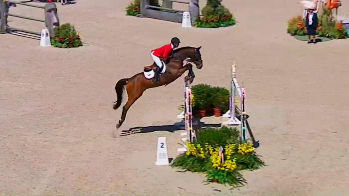 ¡Gran habilidad! Jorge Matte sorprendió con su desempeño en el salto ecuestre Santiago 2023