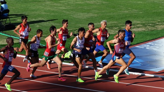 Carlos Díaz quedó sin medalla al finalizar cuarto en los 10.000 metros de los Juegos Panamericanos