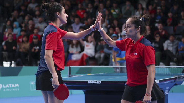 ¡Chile sigue avanzando! Equipo femenino de tenis de mesa se mete en cuartos de final de Panamericanos 2023