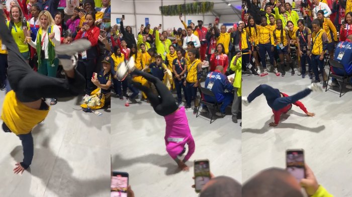 ¡Se pasa bien! Batalla de break se tomó la villa Panamericana