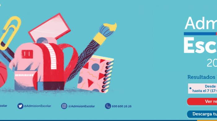 Sistema de Admisión Escolar: Revisa acá los resultados de las listas de espera y las fechas del proceso