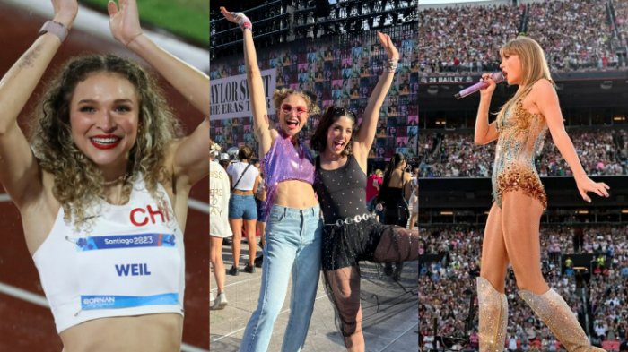 ¡Toda una fan! Martina Weil lo dio todo por Taylor Swift durante show en Argentina