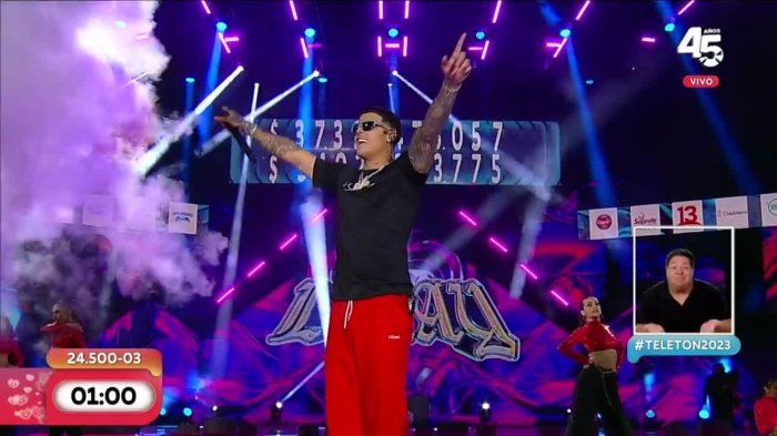 ¡Se prendió la Quinta Vergara! Así fue el show de Lunay en la Teletón 2023