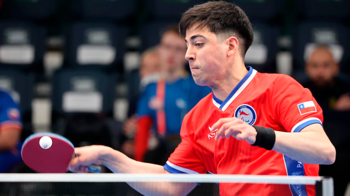 ¡Sumando triunfos! Manuel Echaveguren paso a semifinales en el Para tenis de mesa en Santiago 2023