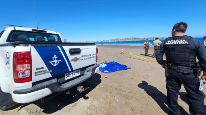 Encuentran cráneo humano en playa Peñuelas de Coquimbo