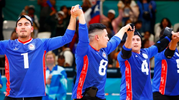 ¡Sigue avanzando! Chile se impone ante México en el golbol en Santiago 2023