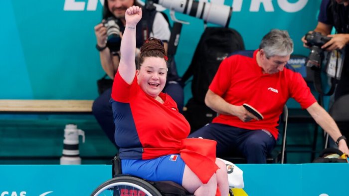 ¡Llegó a las lágrimas! La emotiva declaración de Tamara Leonelli tras ganar oro en para tenis de mesa