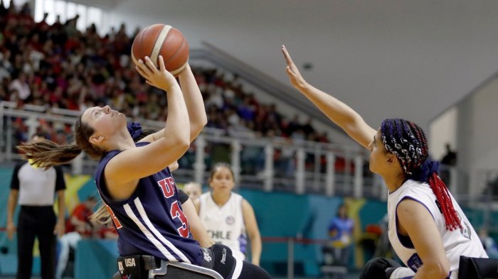 Chile perdió ante EE.UU. en baloncesto en silla de ruedas femenino en los Parapanamericanos 2023