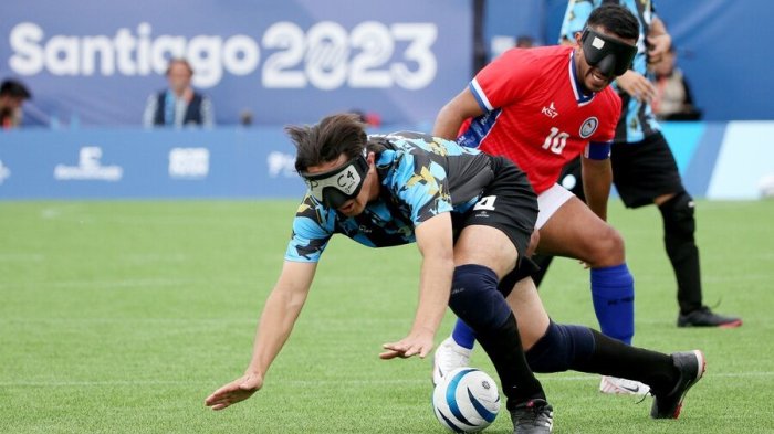 Fútbol para ciegos: Chile cayó ante Argentina en su estreno por los Juegos Parapanamericanos