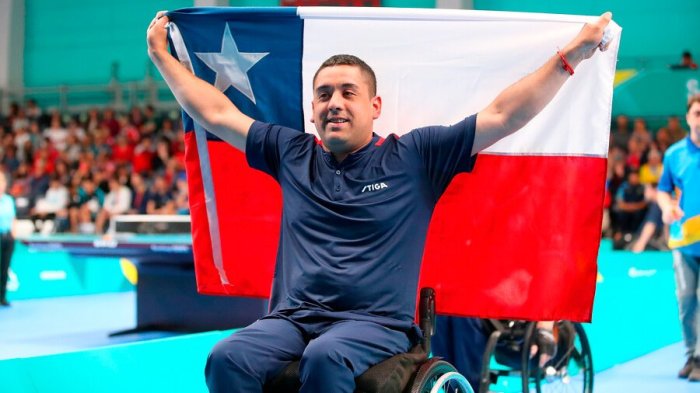 ¡Oro y plata! Maximiliano Rodríguez derrotó a Cristian González en final chilena del para tenis de mesa