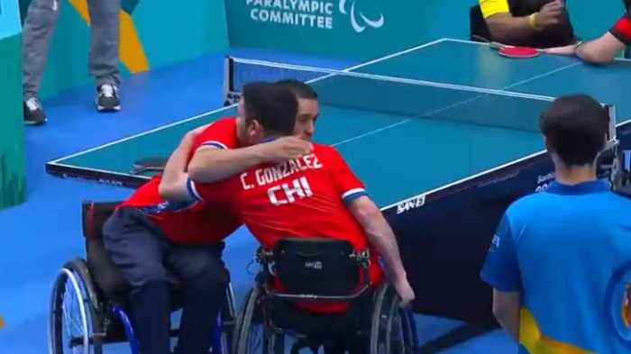 ¡No paran! Dupla masculina vence a Colombia en para tenis de mesa y asegura medalla en Santiago 2023