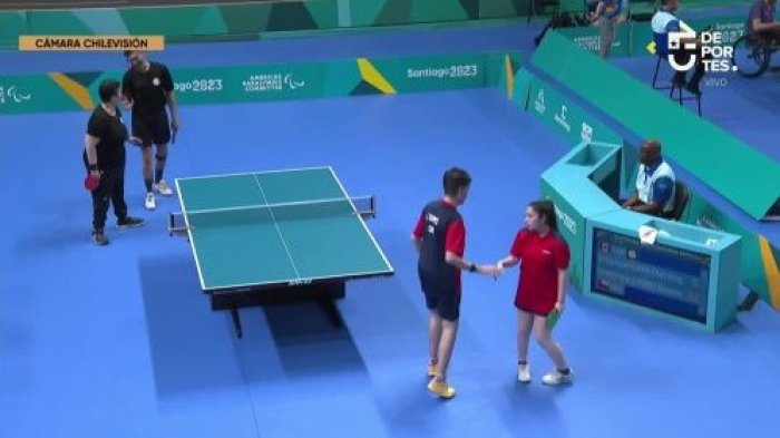 Florencia Pérez e Ignacio Torres avanzan a semifinales en Para tenis de mesa y aseguraron medallas