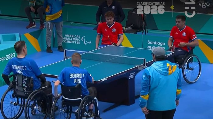 Luis Flores y Vicente Leiva avanzan en el dobles del Para tenis de mesa y se ilusionan con las medallas
