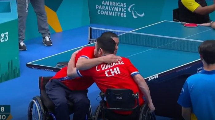 Quieren todo: Rodríguez y González aseguraron nueva medalla en el dobles del Para tenis de mesa