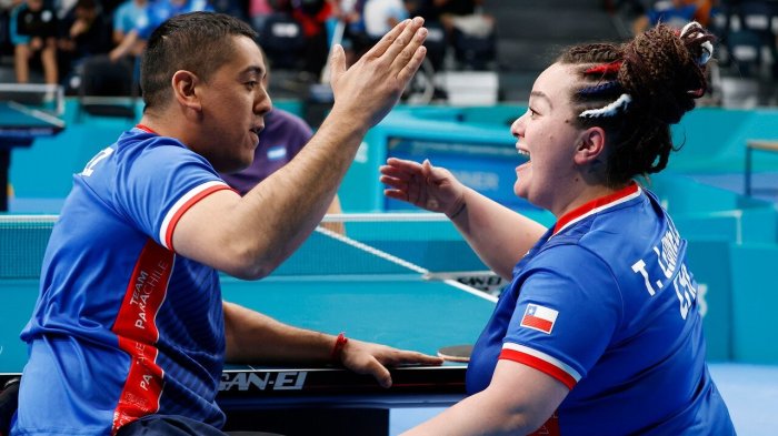 ¡Van por más! Leonelli y Rodriguez aseguran otra medalla en Para tenis mesa tras meterse en semifinales