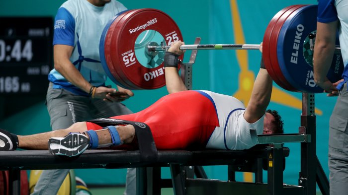 Santiago 2023: Jonathan Astudillo logra el bronce en Para powerlifting de 80 kg masculino