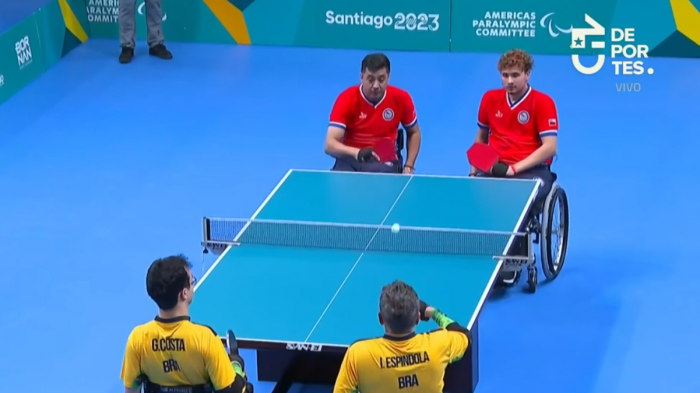 ¡Una más para Chile! Dupla de para tenis de mesa ganó plata en Parapanamericanos