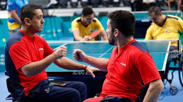 ¡Aseguran medalla! Maximiliano Rodríguez y Cristian Gonzalez pasaron a la final del Para tenis de mesa