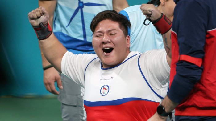 ¡Tremenda! Marion Serrano obtuvo medalla de plata en el Para powerlifting femenino en Santiago 2023