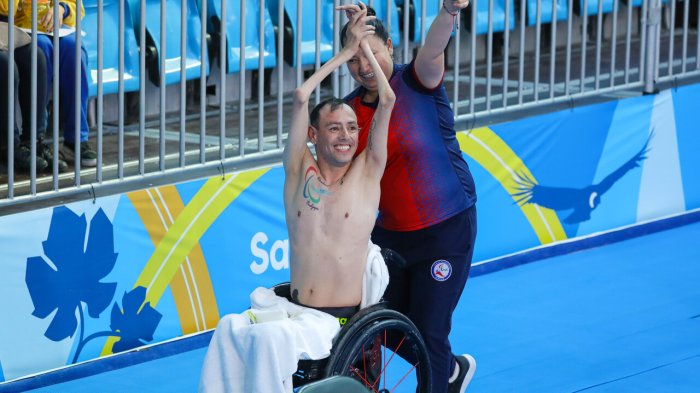 Alberto Abarza logró su cuarta plata en estrecha final de los Juegos Parapanamericanos