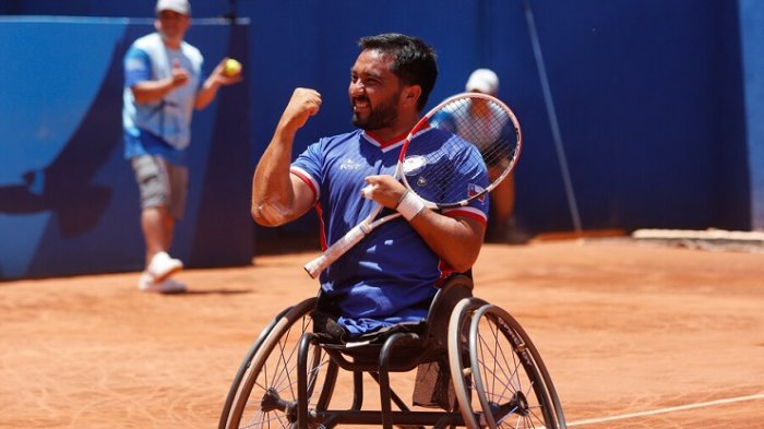 ¡Oro para Chile! Francisco Cayulef triunfó en el tenis en silla de ruedas en Parapanamericanos 2023