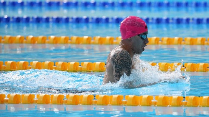¡El Tigre ruge! Vicente Almonacid se quedó con la plata en los 100m pecho SB8 de la Para natación