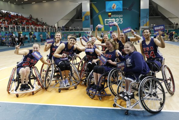 EE.UU venció a Canadá y se quedó con el oro en el baloncesto en silla de ruedas de Santiago 2023