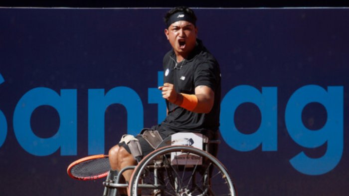 ¡Otra más para Chile! Alex Cataldo consigue plata en final de tenis en silla de ruedas en Santiago 2023