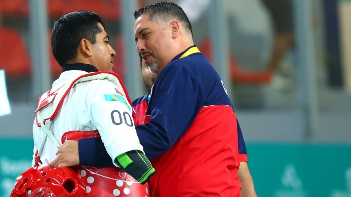 ¡Lo dejó todo! Raúl Muñoz luchó y estuvo cerca de llevarse un bronce en el Para Taekwondo