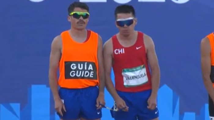 Cristian Valenzuela cerró su participación en Santiago 2023 tras finalizar sexto en los 1500m T11