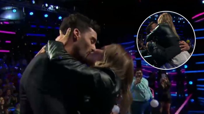 ¡Puro amor! Jorge y Skarleth tuvieron un apasionado reencuentro en el estudio de Gran Hermano