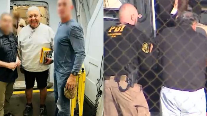 Sonriente en el avión: Así fue la llegada a Santiago de Pedro Barrientos