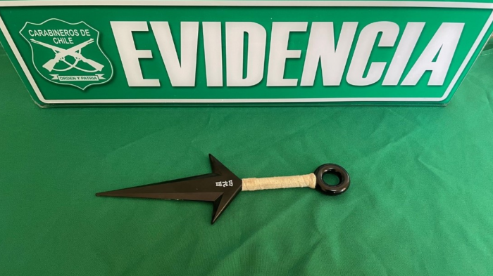 Detienen a delincuente con kunai en Alto Hospicio: arma se hizo conocida en Naruto