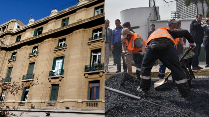 Vecinos de Santiago Centro reclaman ruidos molestos por arreglo de calles hasta la madrugada