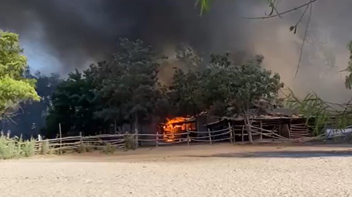Emergencia en Salamanca: 50 personas fueron trasladadas a un albergue tras alerta roja por incendio forestal