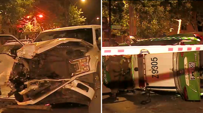 Persecución policial dejó cuatro carabineros heridos en Colina