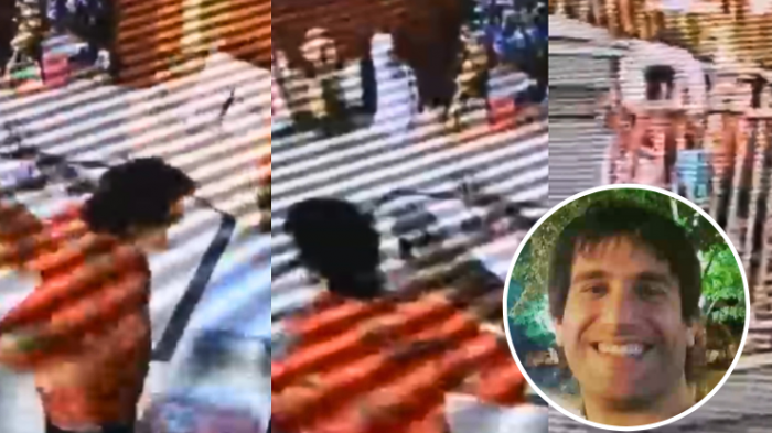 Fue detenido: El video de la agresión de Félix Soumastre contra gásfiter en Ñuñoa