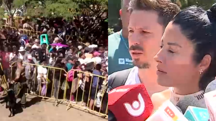 Hasta desmayos y caos durante visita de Leda Bergonzi en Quinta Normal