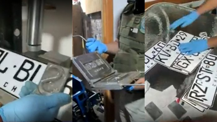 Así cayó el mayor fabricante de patentes falsas de Santiago: Usaba sofisticadas máquinas para el delito