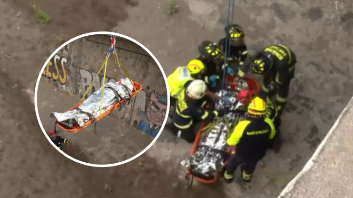 Rescatan a hombre que cayó al Río Mapocho: Habría sido víctima de asalto